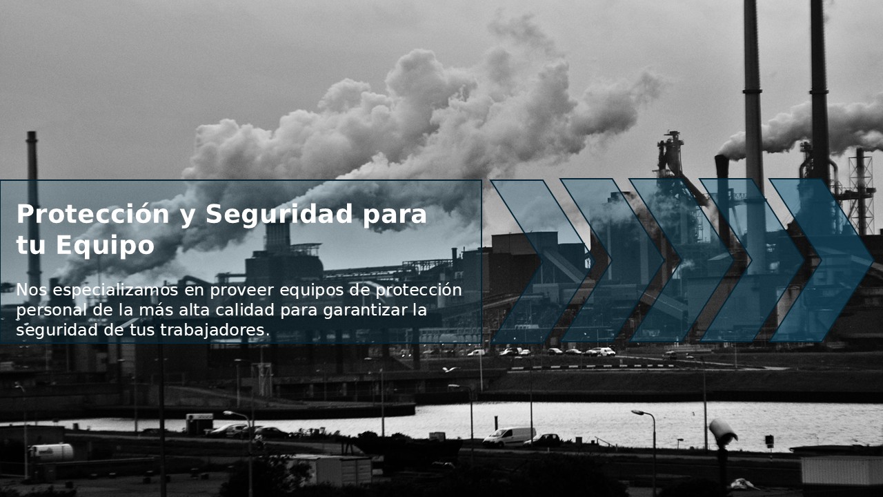 Zona industrial con chimeneas emitiendo humo